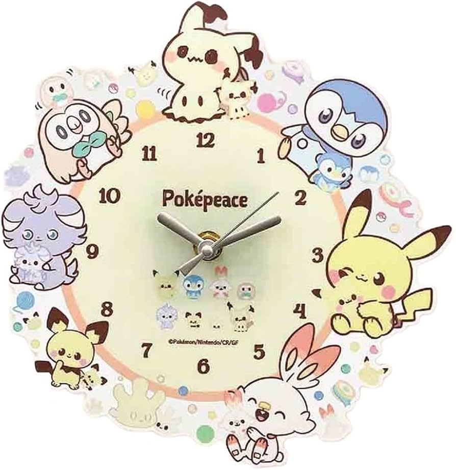 Y*U様 【限定100個】ポケモンだいすきクラブ 壁掛け時計 ハート