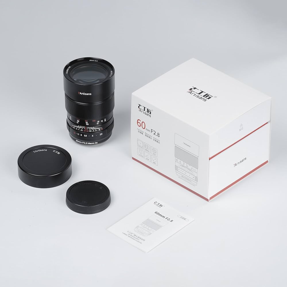 7Artisans 60mm F2.8 II マクロ eマウント 箱説明書あり Amazon.co.jp