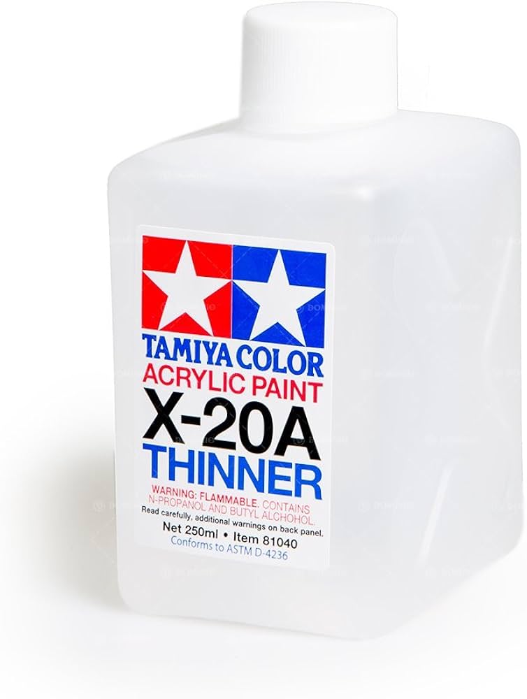 Amazon.co.jp: タミヤ カラー アクリル アクリル溶剤特大 (X-20A 250ml
