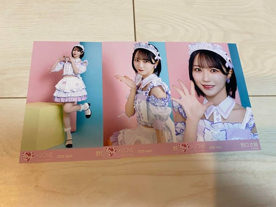 野口衣織 サイン入り写真 ダイナー衣装 ＝LOVE Amazon.co.jp: イコラブ