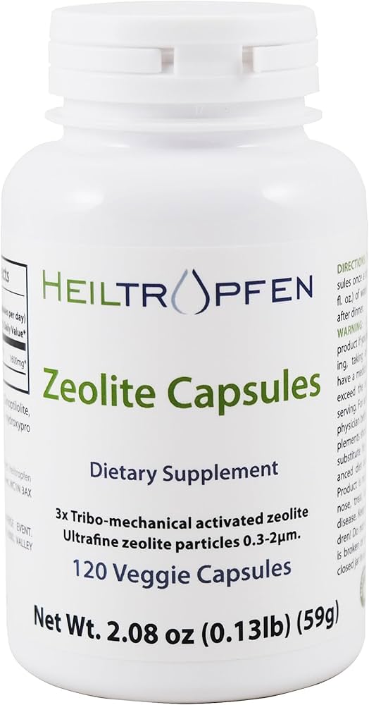 Amazon.com: Zeolite 120 Capsules | Detox | Clinoptilolite | 3X