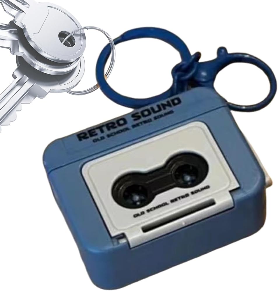 Amazon.co.jp: [Ketunedi] ヴィンテージレコーダーキーホルダー