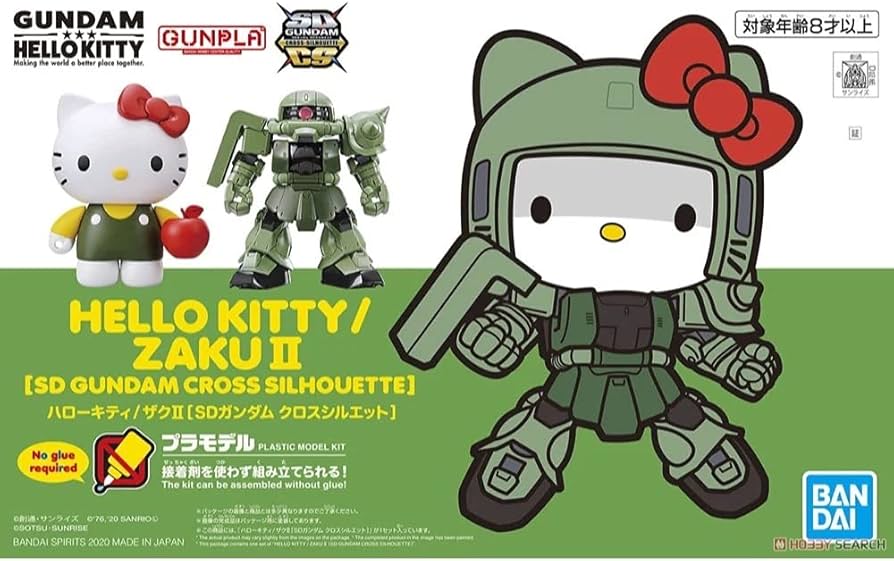 ハローキティ ザク プラモデル 2種類セット Amazon | SDガンダムクロス