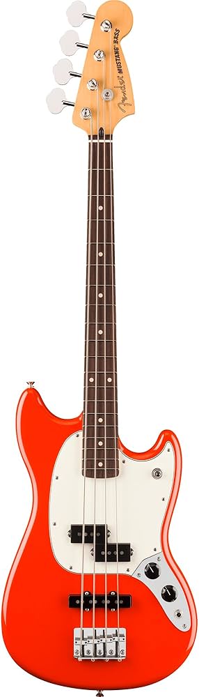 Amazon.com: Fender Player II Mustang Bass PJ, Rosewood Fingerboard