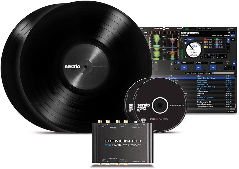 DS1 Denon Serato Digital Vinyl Audio Interface for Professional DJ