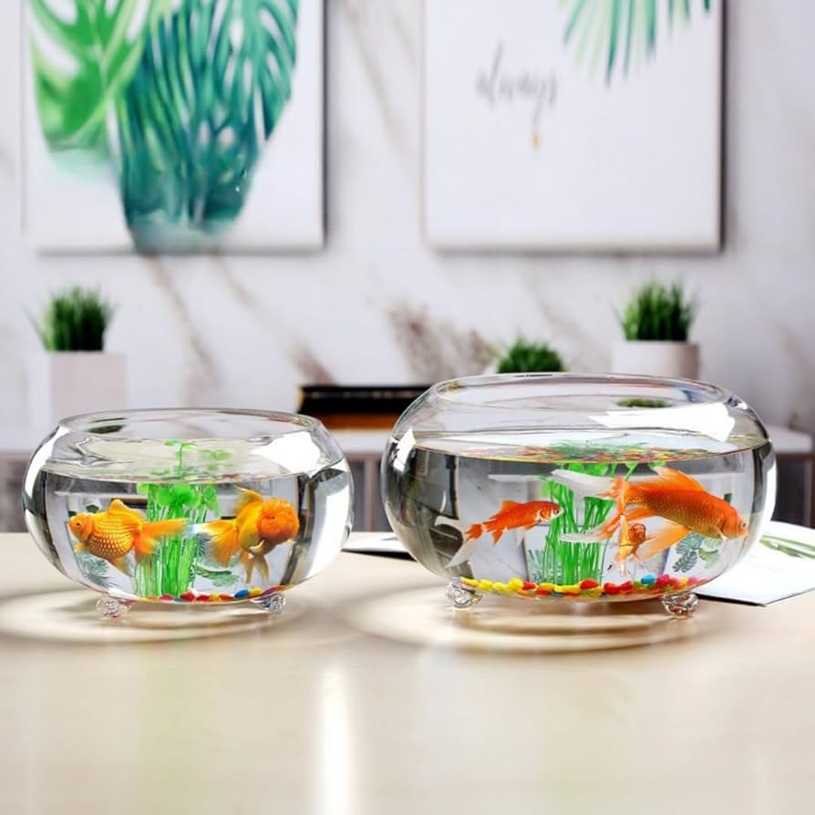 和 アジアン 青緑色 花模様 丸型 水槽 陶器 金魚 メダカ 和＆アジアン