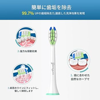 Amazon.co.jp: Senyum 電動歯ブラシ 替えブラシ フィリップス