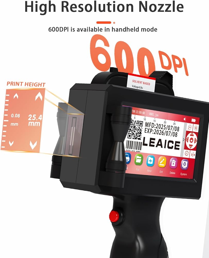 Handheld Inkjet Printer, 1 inch/25.4 mm Print Height Iceland | Ubuy