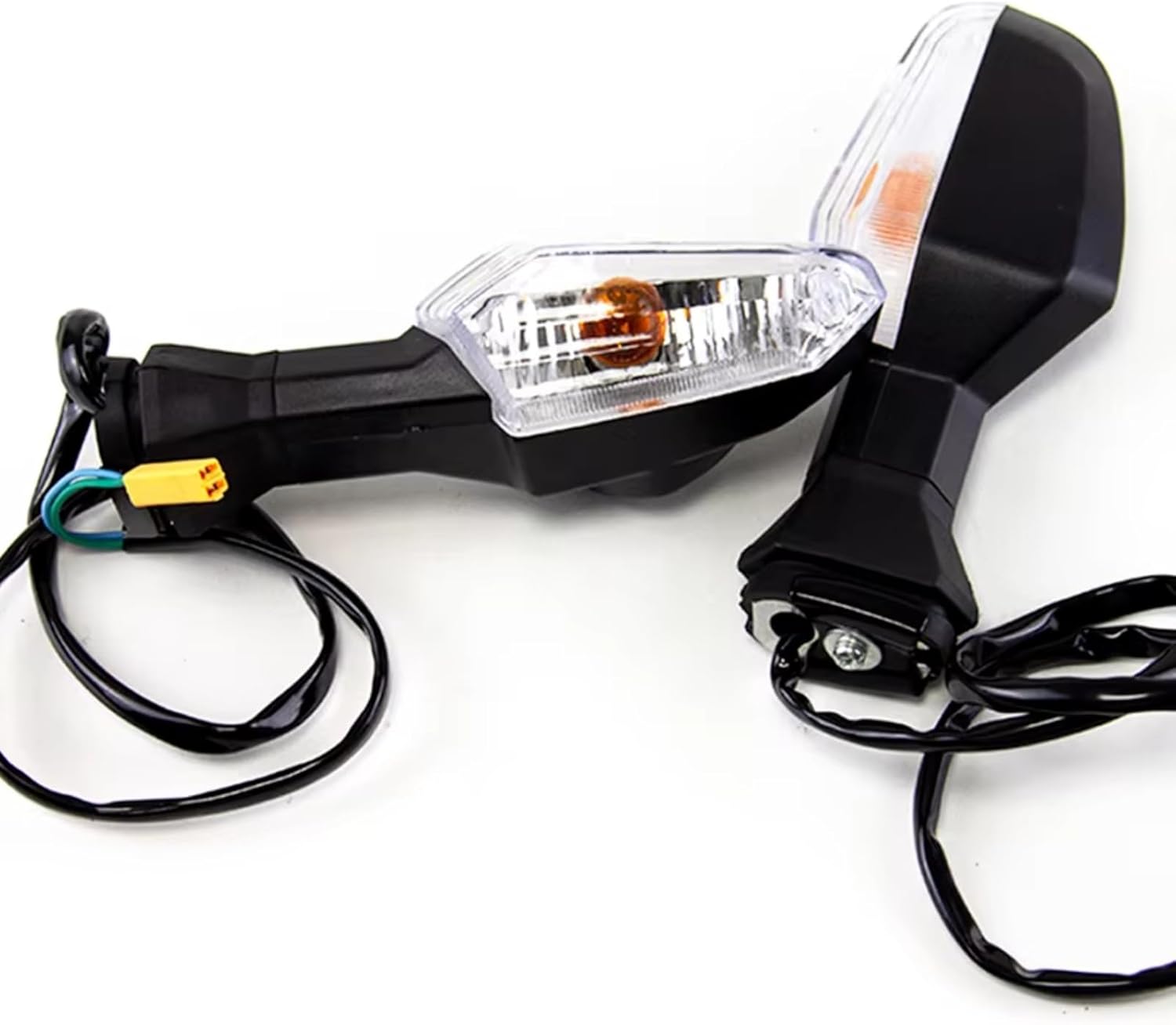 当時物新品 LEAD 角型 ウインカーランプ リード工業 黒ボディレンズ