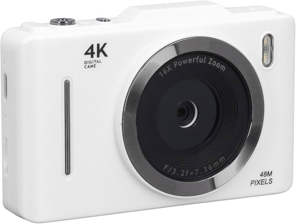 Amazon | デジタルカメラ、4K Vlogging カメラ 2.8 インチ IPS HD