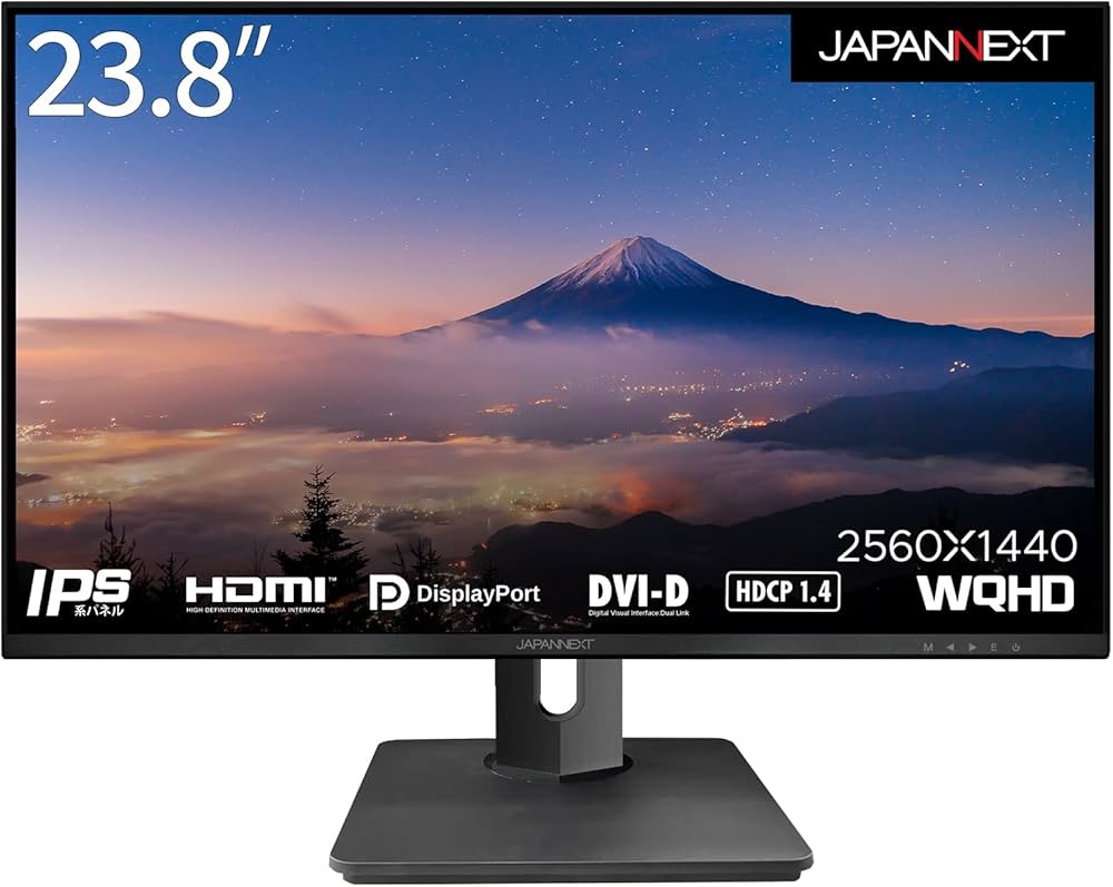 Amazon.co.jp: JAPANNEXT 23.8インチ モニター WQHD 2560x1440解像度