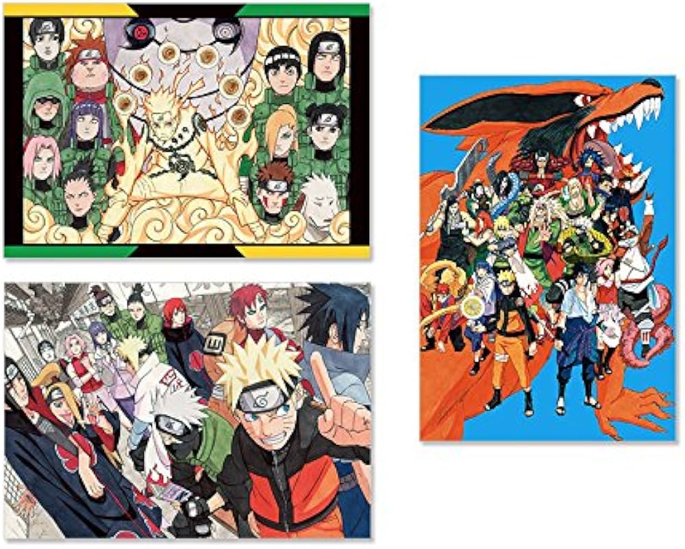 NARUTO展 名場面ポスター全9種 コンプリートセット NARUTO展 名場面