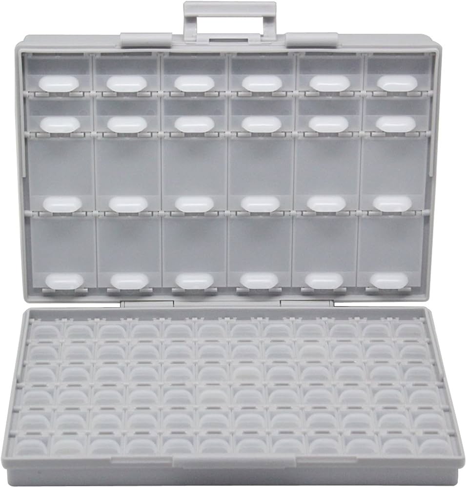 Amazon.co.jp: AideTek BOX-ALL-96 パーツケース チップ抵抗 チップ