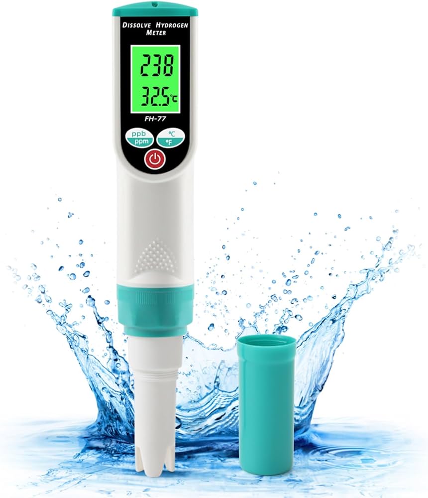 Amazon | 水素水 H2濃度測定器 水素ガス 高精度 水質測定器 溶解水素計