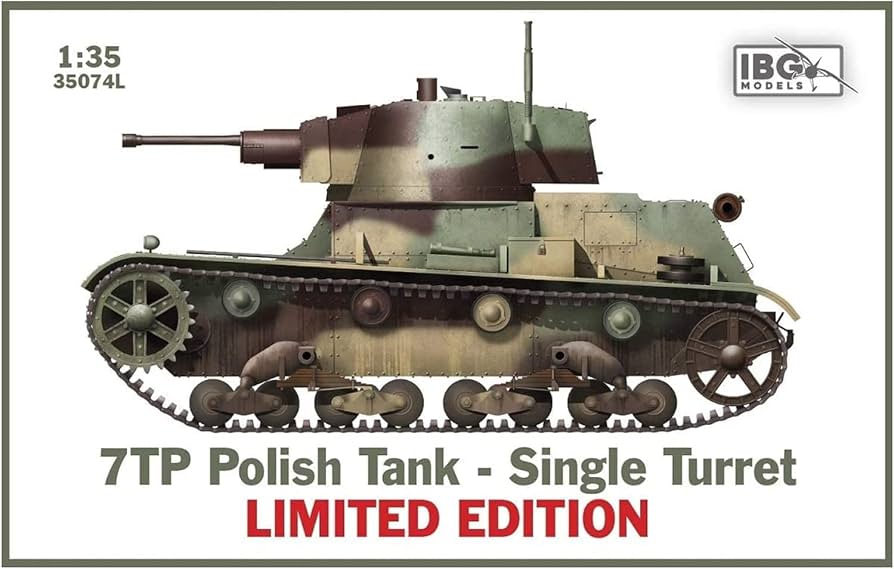 Amazon | IBG 1/35 ポーランド軍 7TP 単砲塔型戦車 フルインテリア