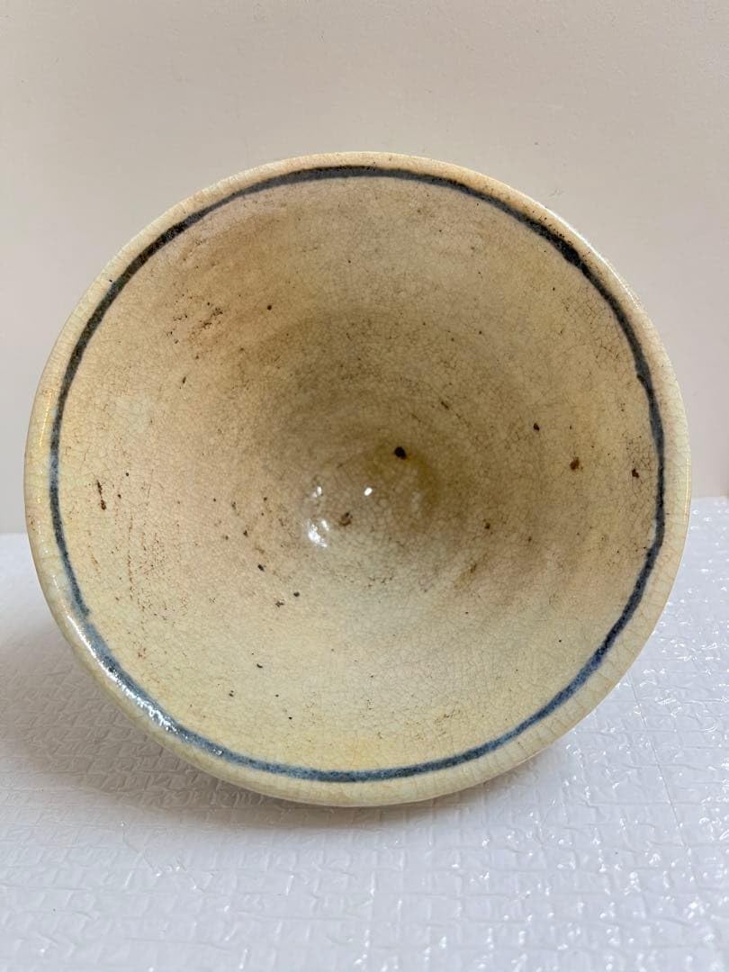 ♥時代 染付♥ 水指 茶道具 骨董 古玩 Yahoo!オークション -「染付水指