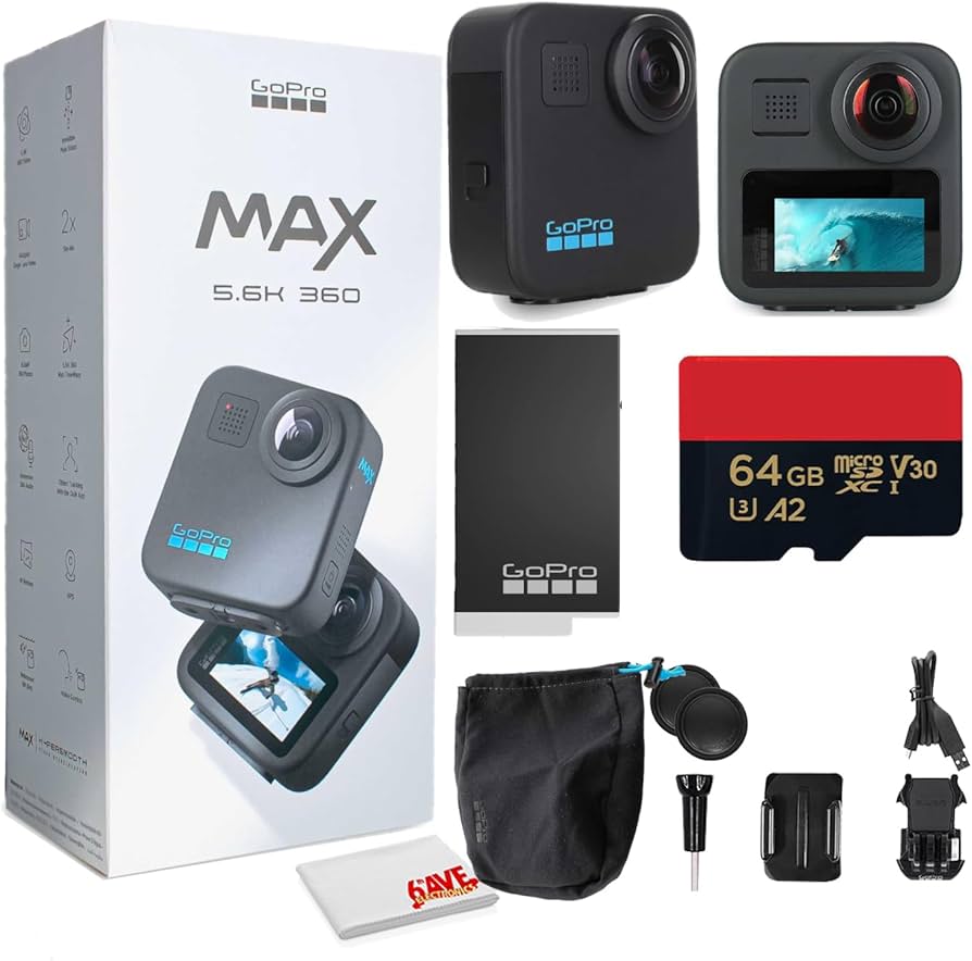 Amazon.com : GoPro MAX 360 (2025) Action Camera Dual-Lens 5.6K 360