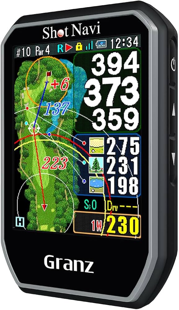 Amazon | Shot Navi(ショットナビ) Granz BK ゴルフGPS タッチパネル