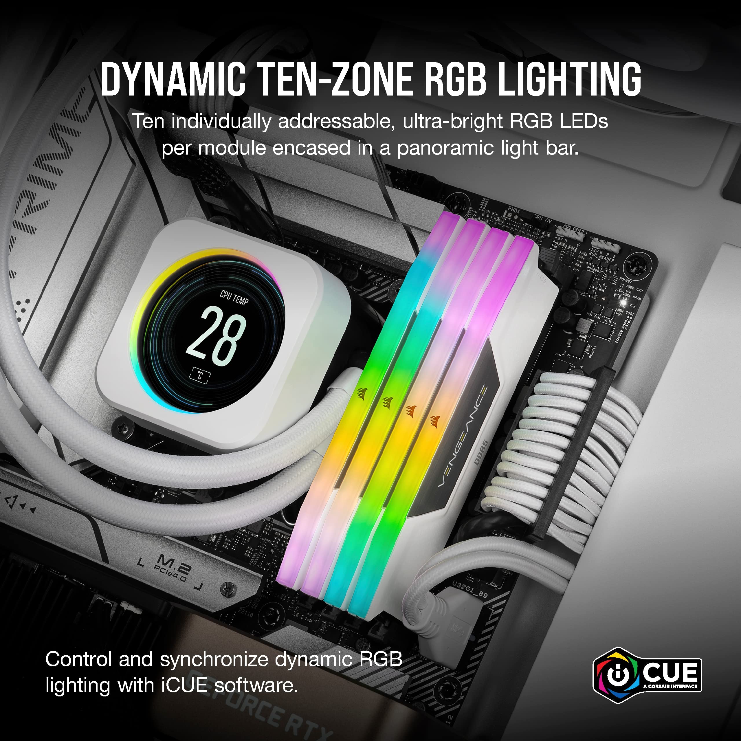 メモリー M.0322Corsair RGB DDR5 32GB 6000MHz Amazon | 【Amazon.co