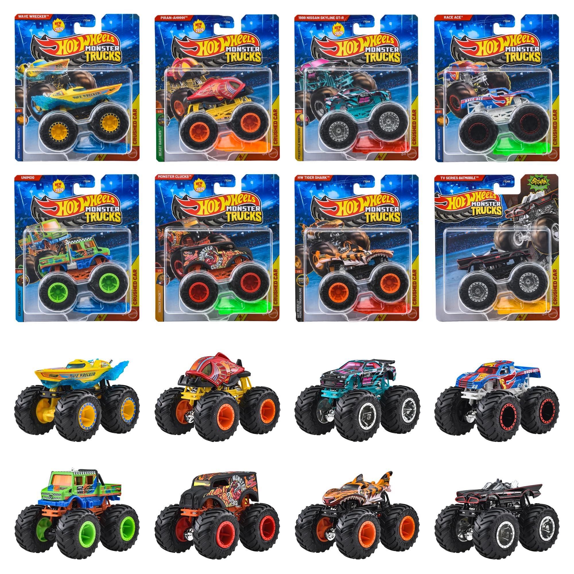 Amazon | ホットウィール(Hot Wheels) モンスタートラック 1:64