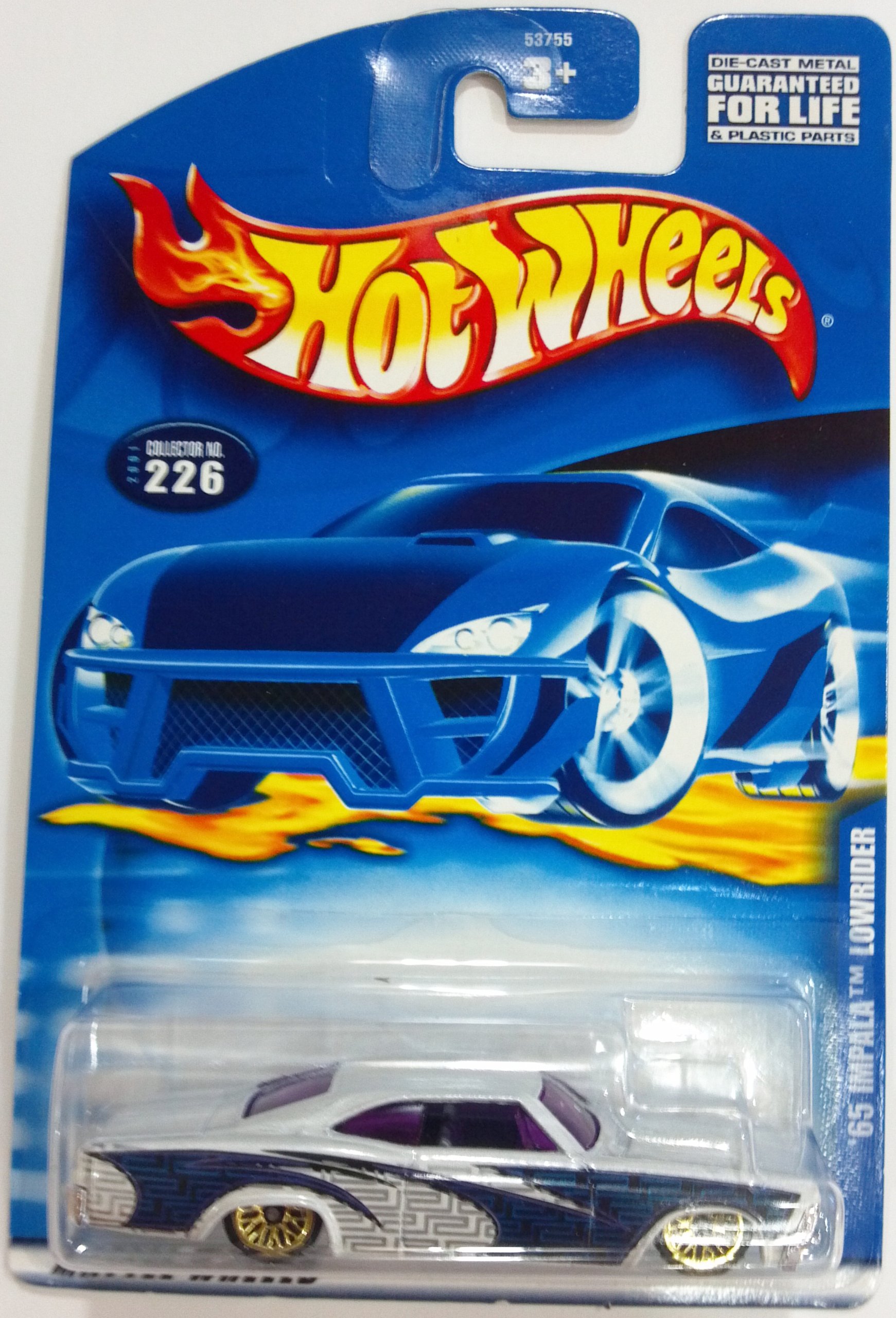 Amazon.com: Hot Wheels '65 Impala Lowrider #226 Year: 2001 : Toys