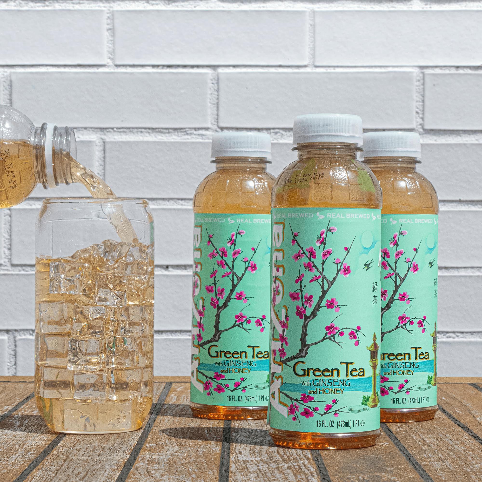 Amazon.com : Arizona Green Tea with Ginseng and Honey - 16 Fl Oz