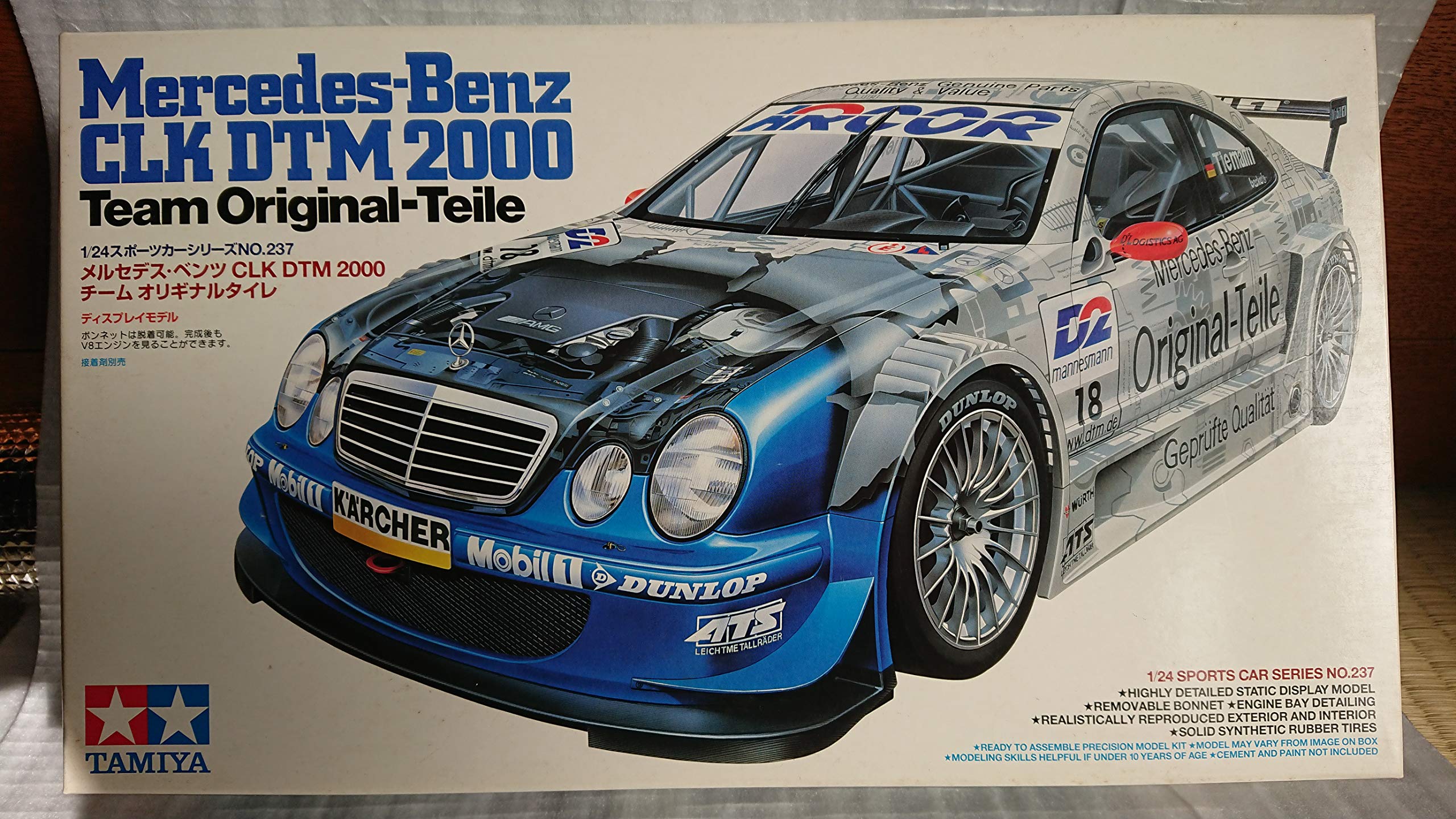 TAMIYA 1/10 CLK DTM 2002 メルセデス 未使用品 TT02 タミヤ 1/10 CLK