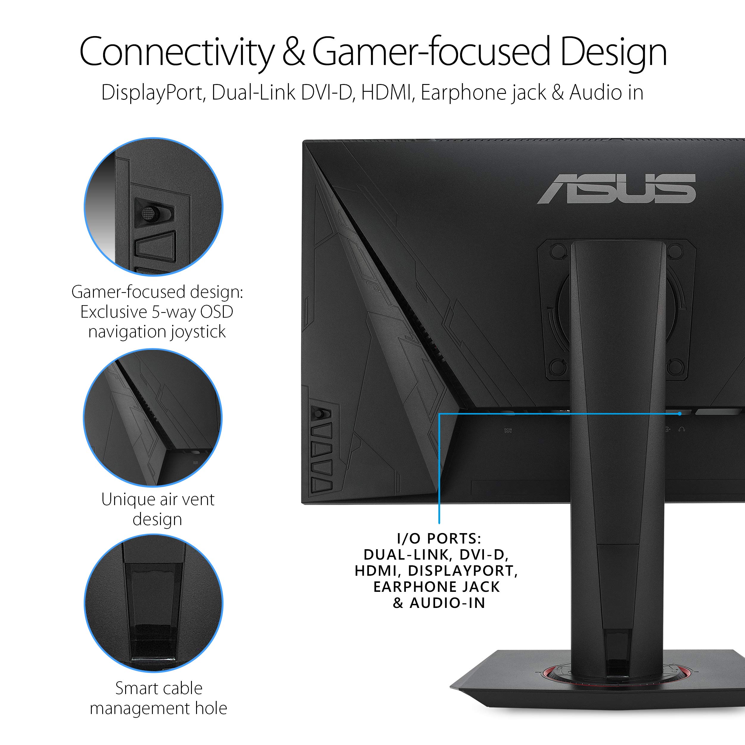 Amazon.co.jp: Asus VG258QR 24.5” Gaming Monitor 165Hz Full HD