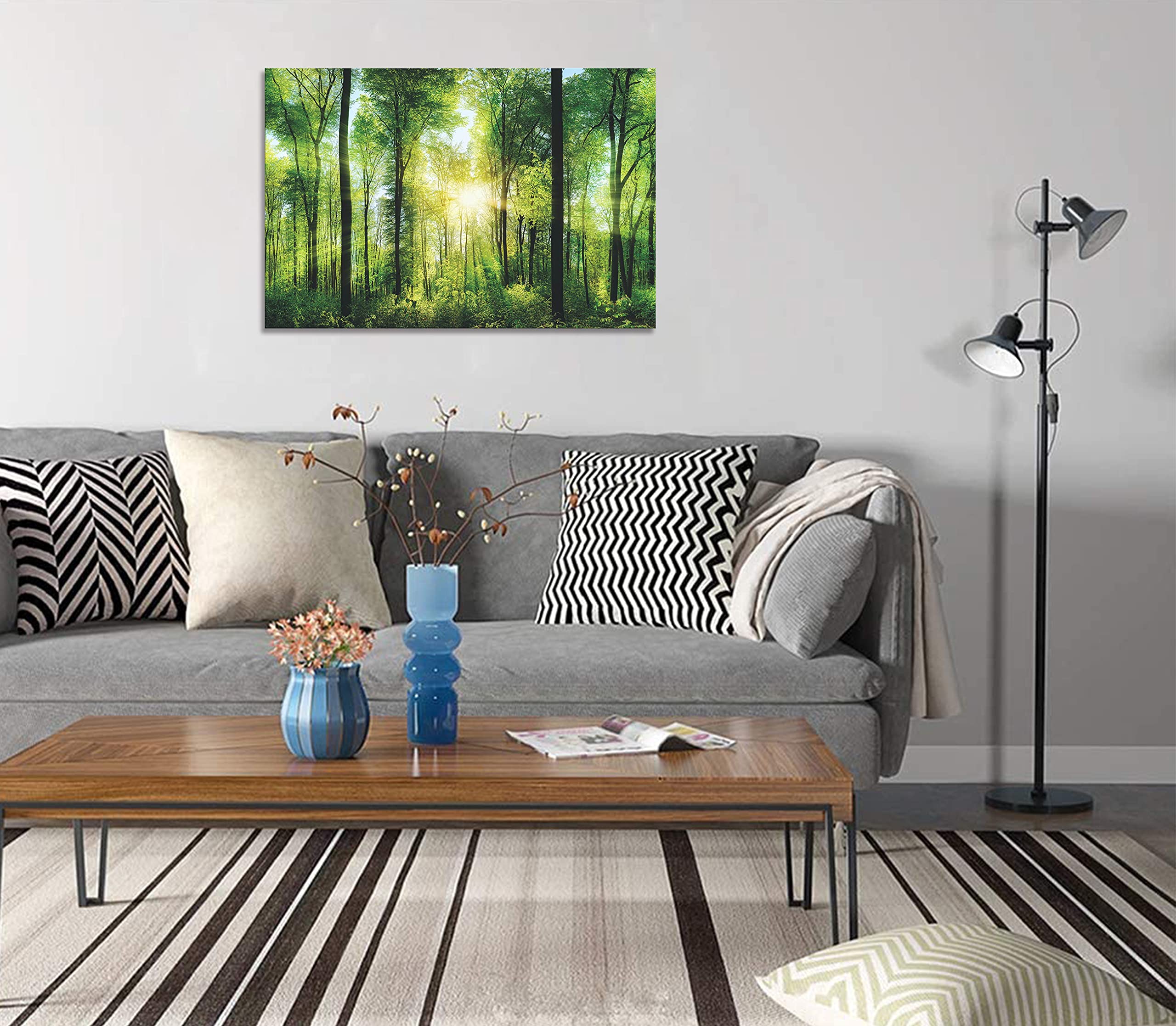 新品 ガラス 壁掛け アートパネル ポスター 3PCSセット 自然風景 絵画