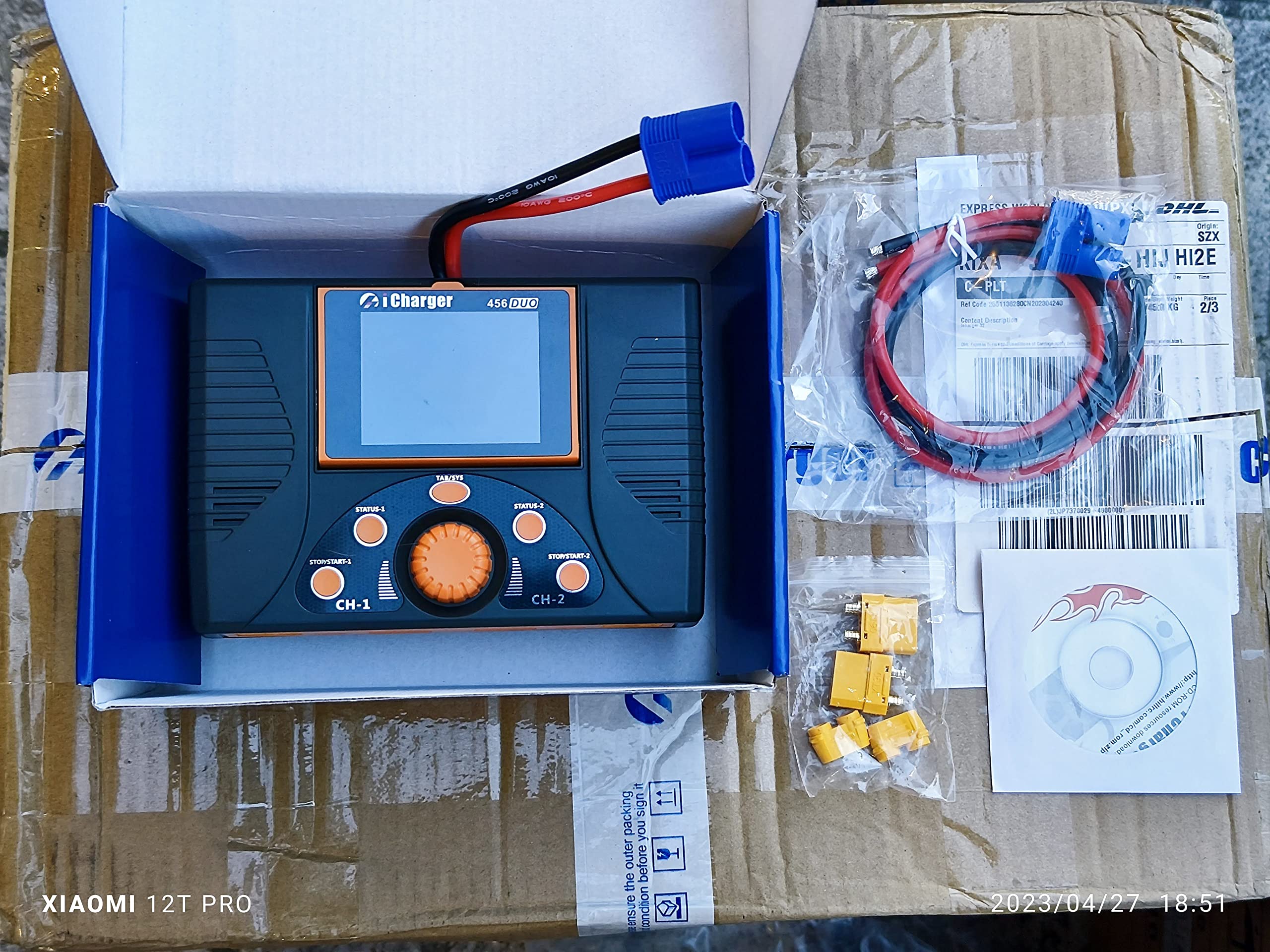 iCharger 456 充電器 1200W 安定化電源 セット iCharger 456 充電器