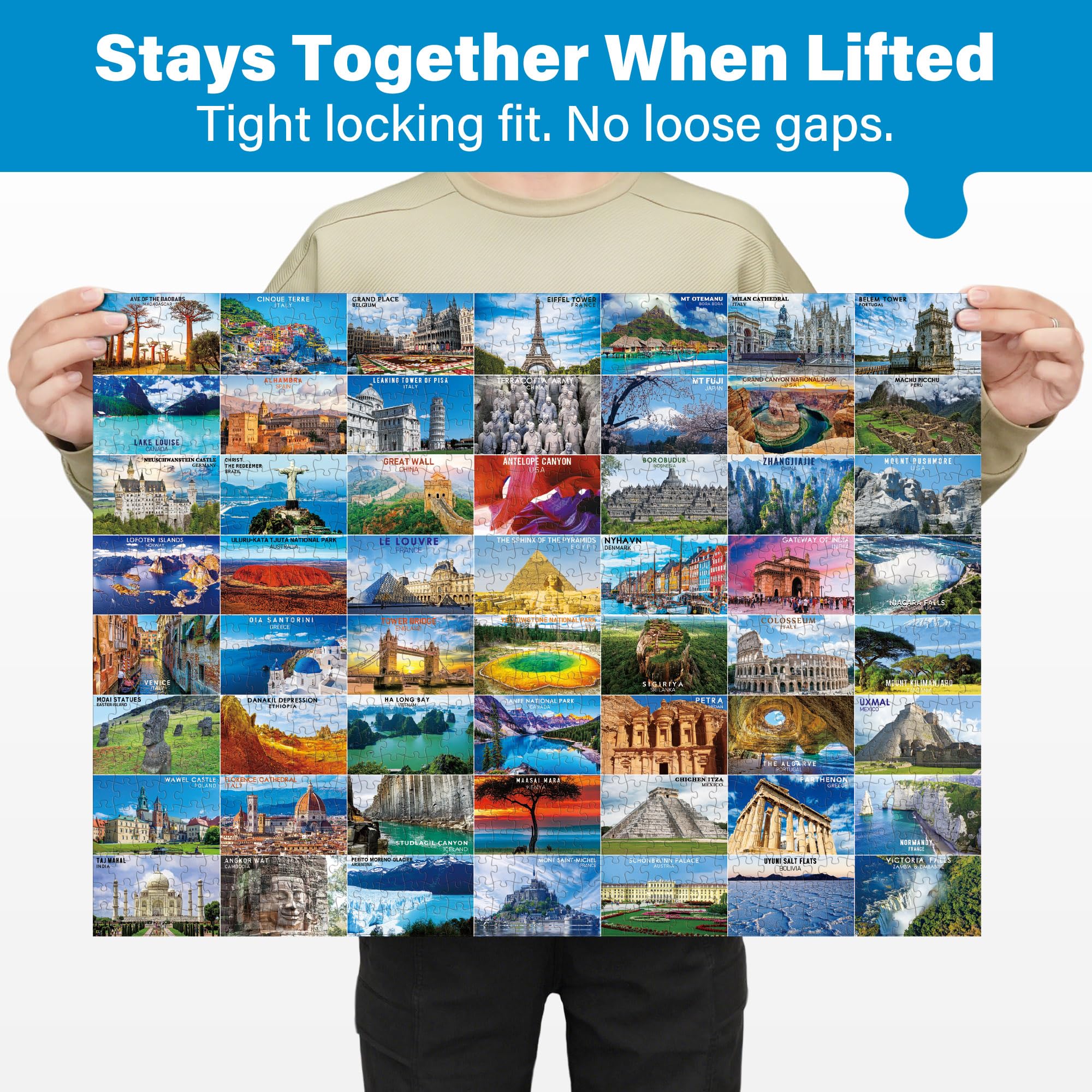 心に残る世界の旅 1000ピース7点 世界最小 ジグソーパズル 1000ピース