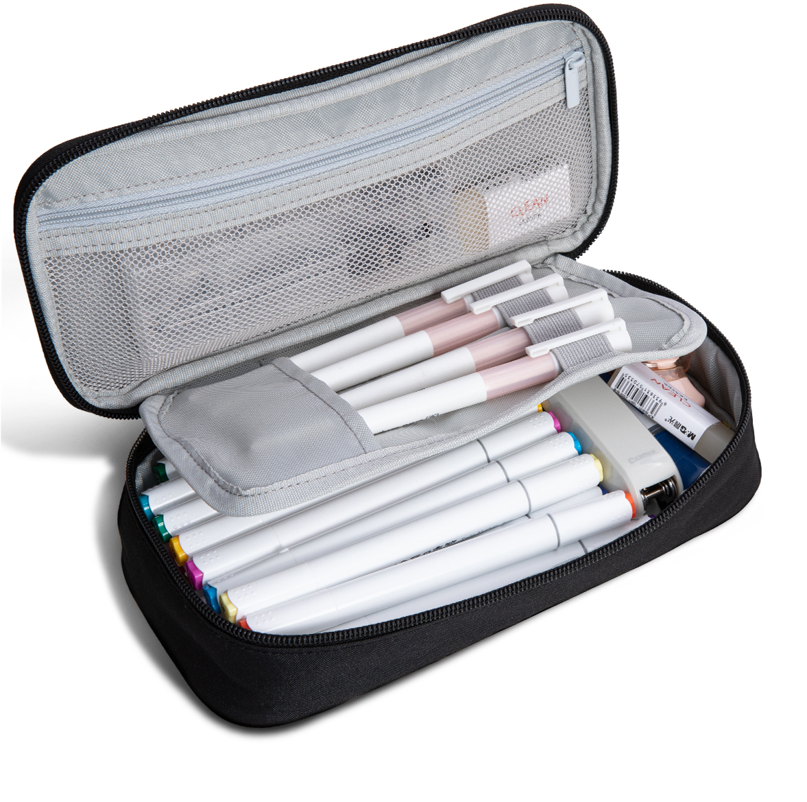 Amazon.co.jp: YOKUMA 鉛筆ケース 大容量 鉛筆ポーチ 美しいジッパー