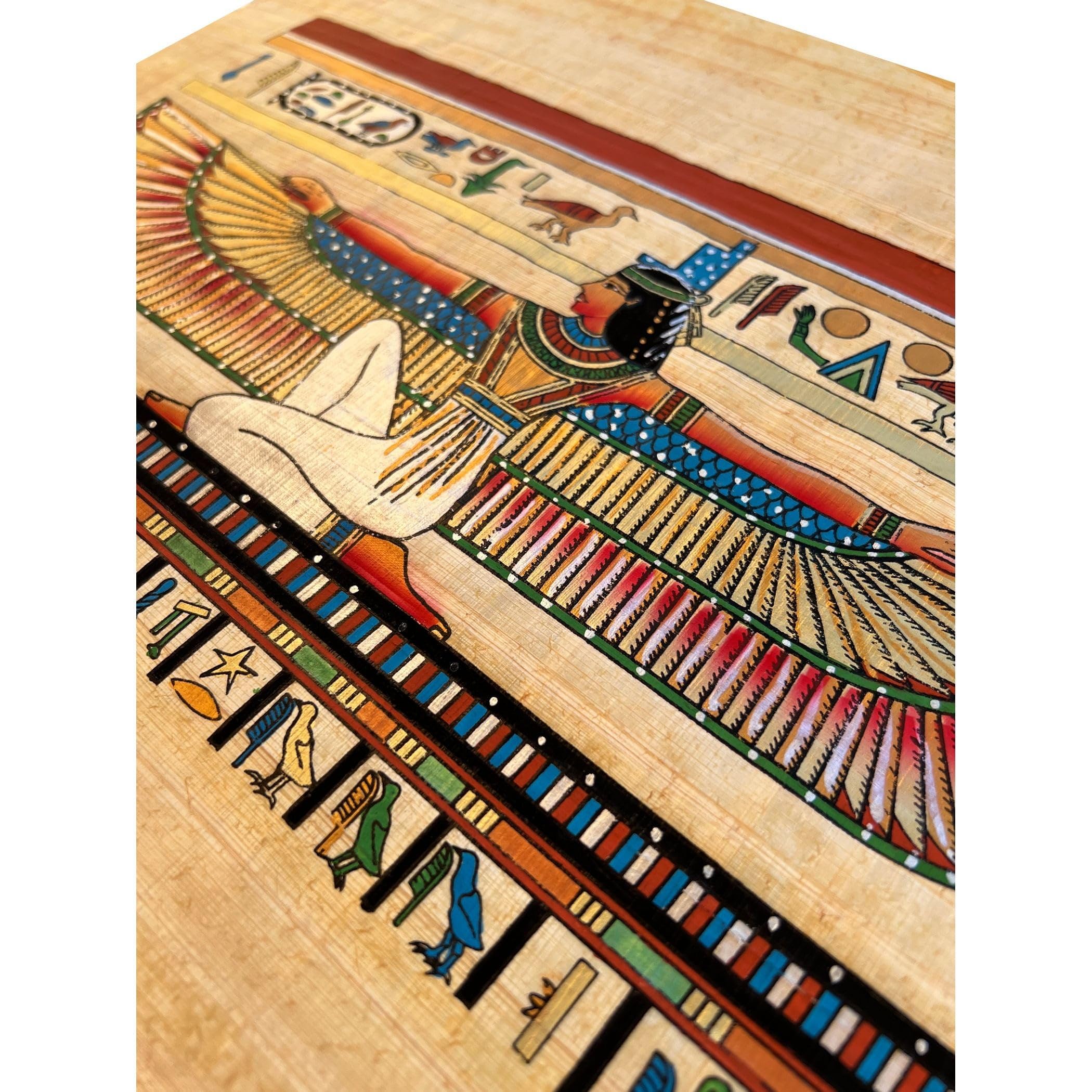 エジプトパピルス画イシス エジプトパピルス画イシス Amazon.co.jp