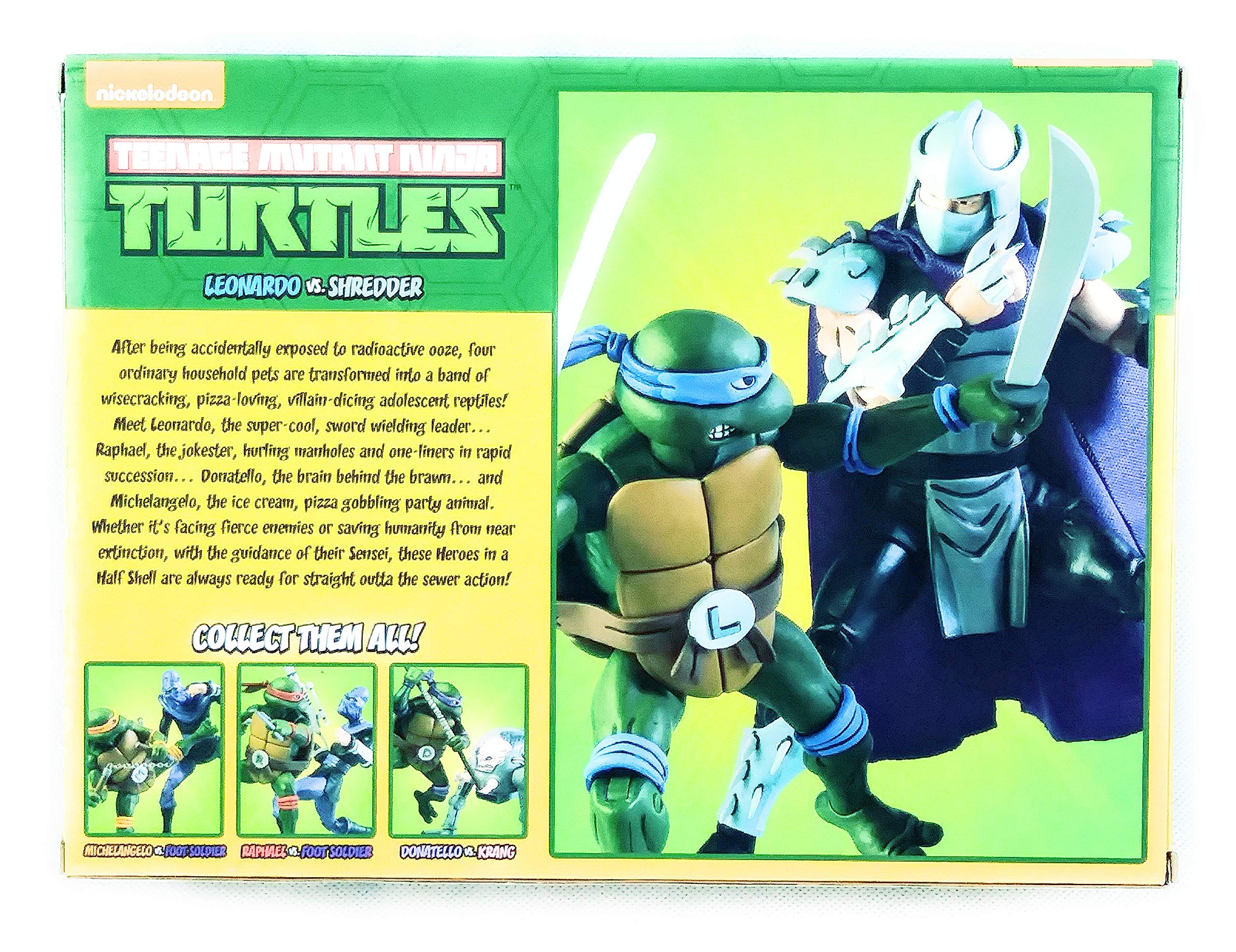 Amazon.com: NECA Teenage Mutant Ninja Turtles Leonardo vs