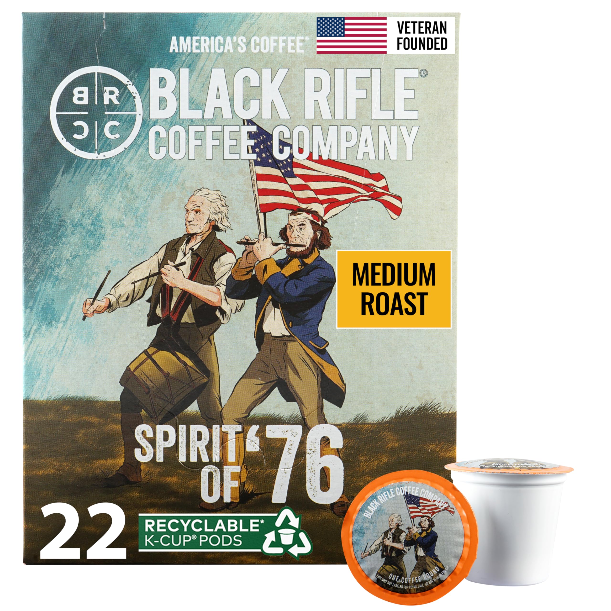 Amazon.com: Black Rifle Coffee Company Light Roast K Cups - Single