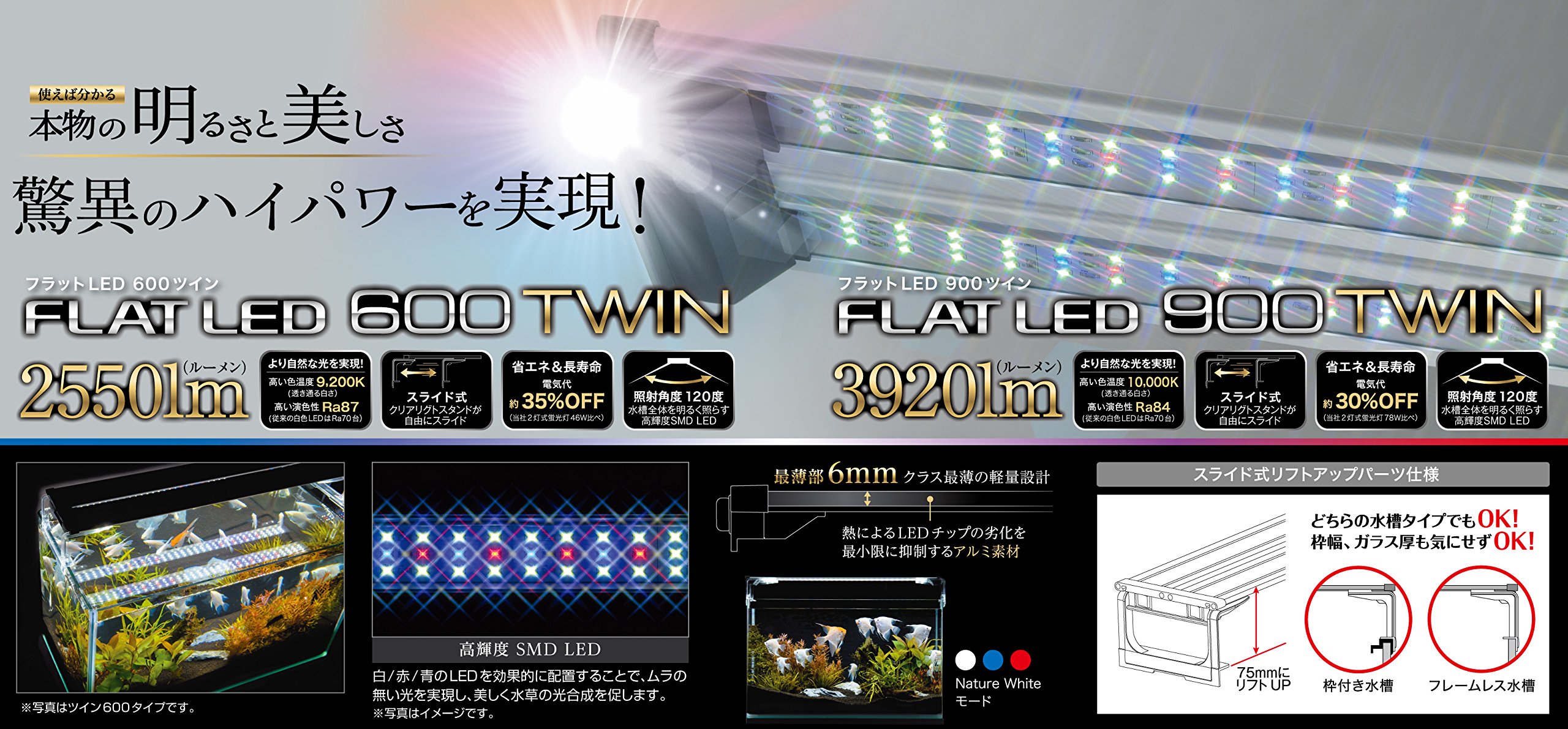 2個セット コトブキ NEWツインライト900 水槽用2灯式蛍光灯ライト