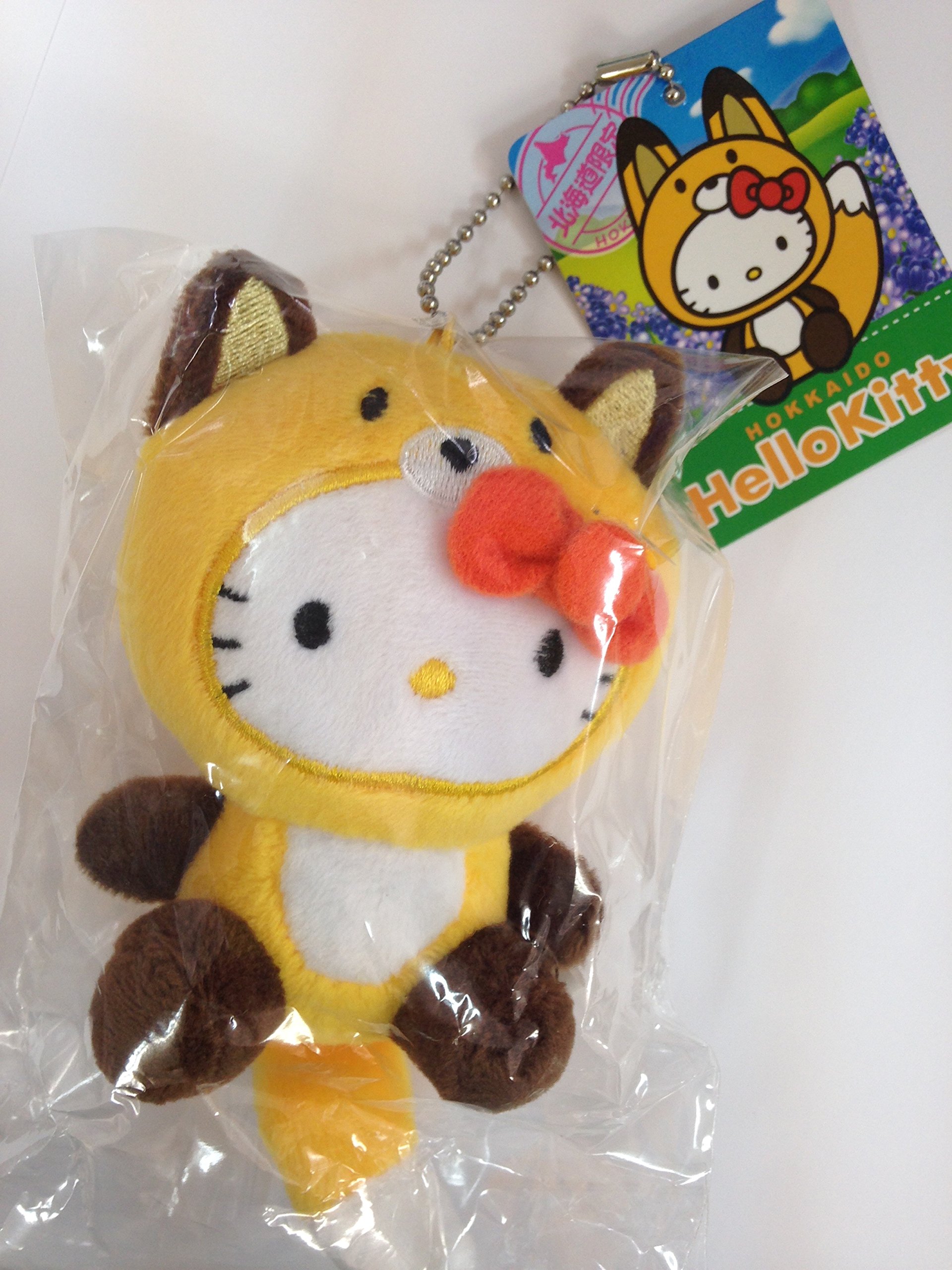 ハローキティ ご当地限定ぬいぐるみ 北海道キタキツネ 北海道動物