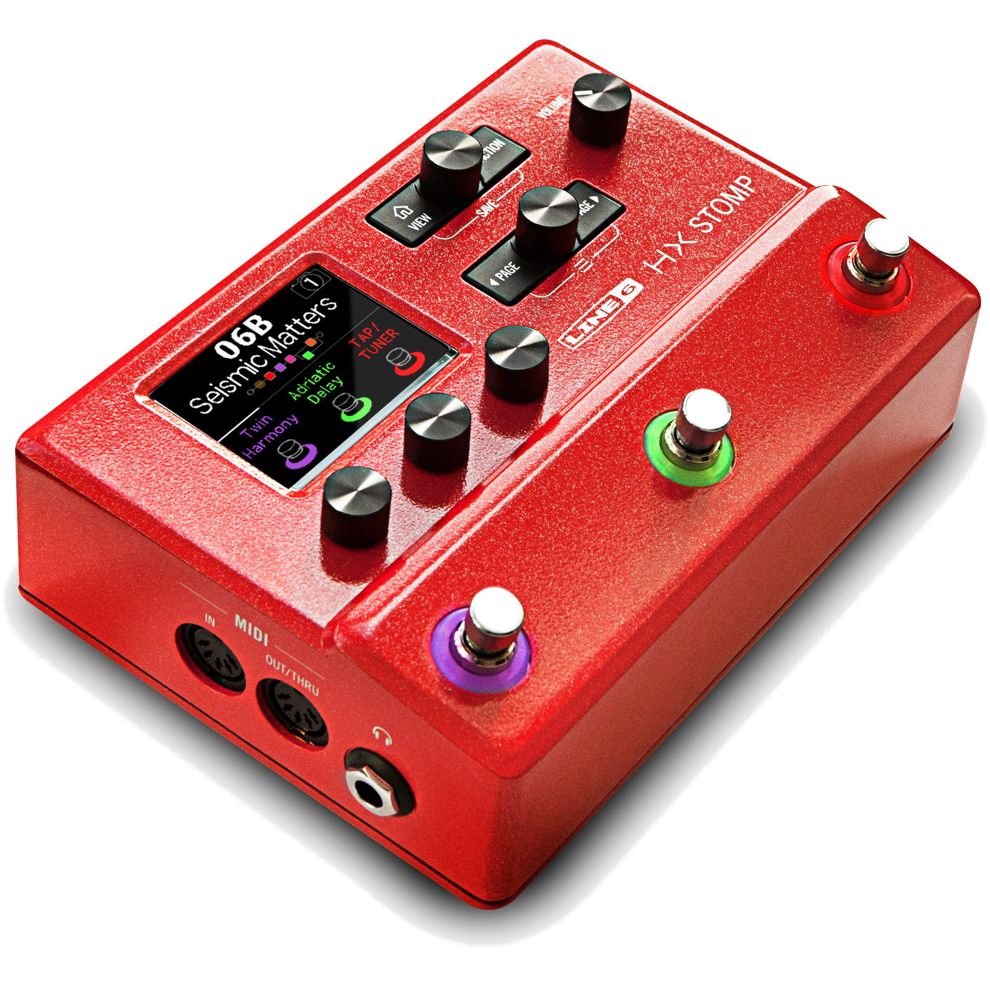 ギター Line6 HX stomp limited edition Red ギター Line6 HX stomp