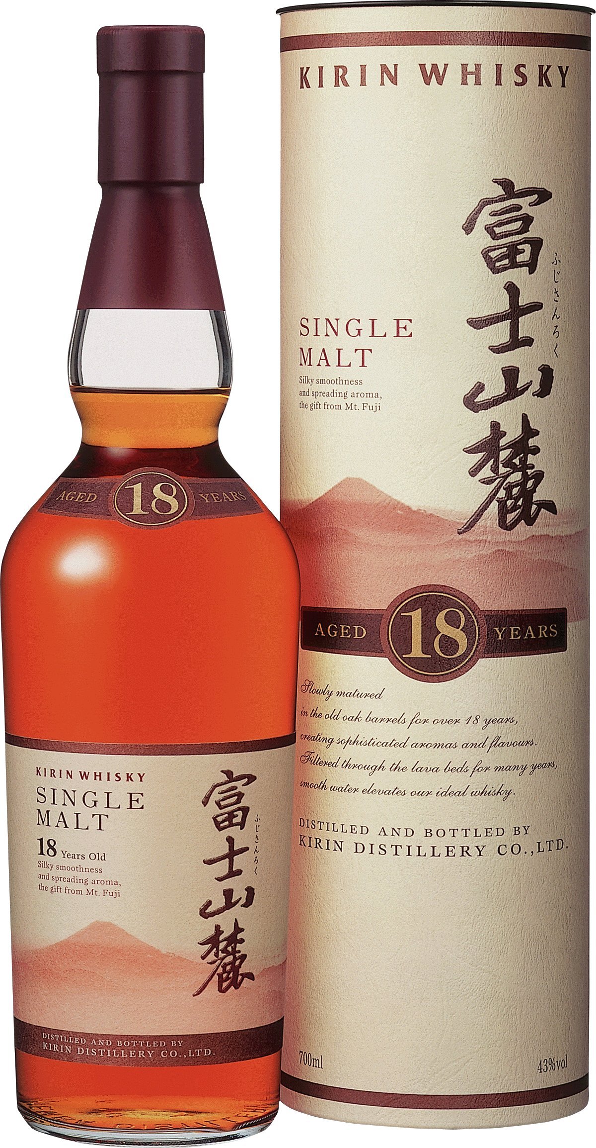 Amazon.co.jp: キリン 富士山麓 シングルモルト18年 43度 700ml : 食品