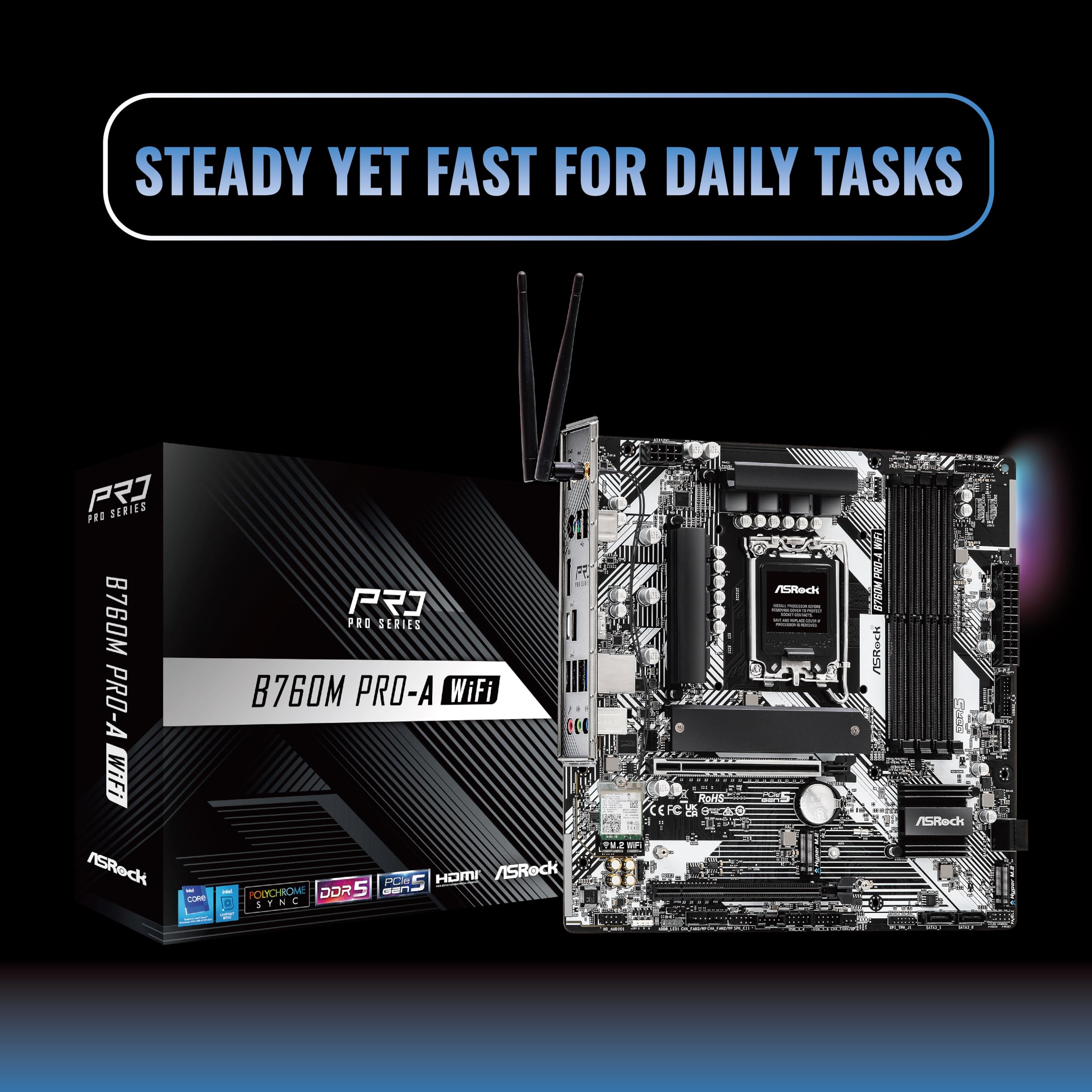 Amazon | 【Amazon.co.jp限定】 ASRock マザーボード B760M Pro-A WiFi