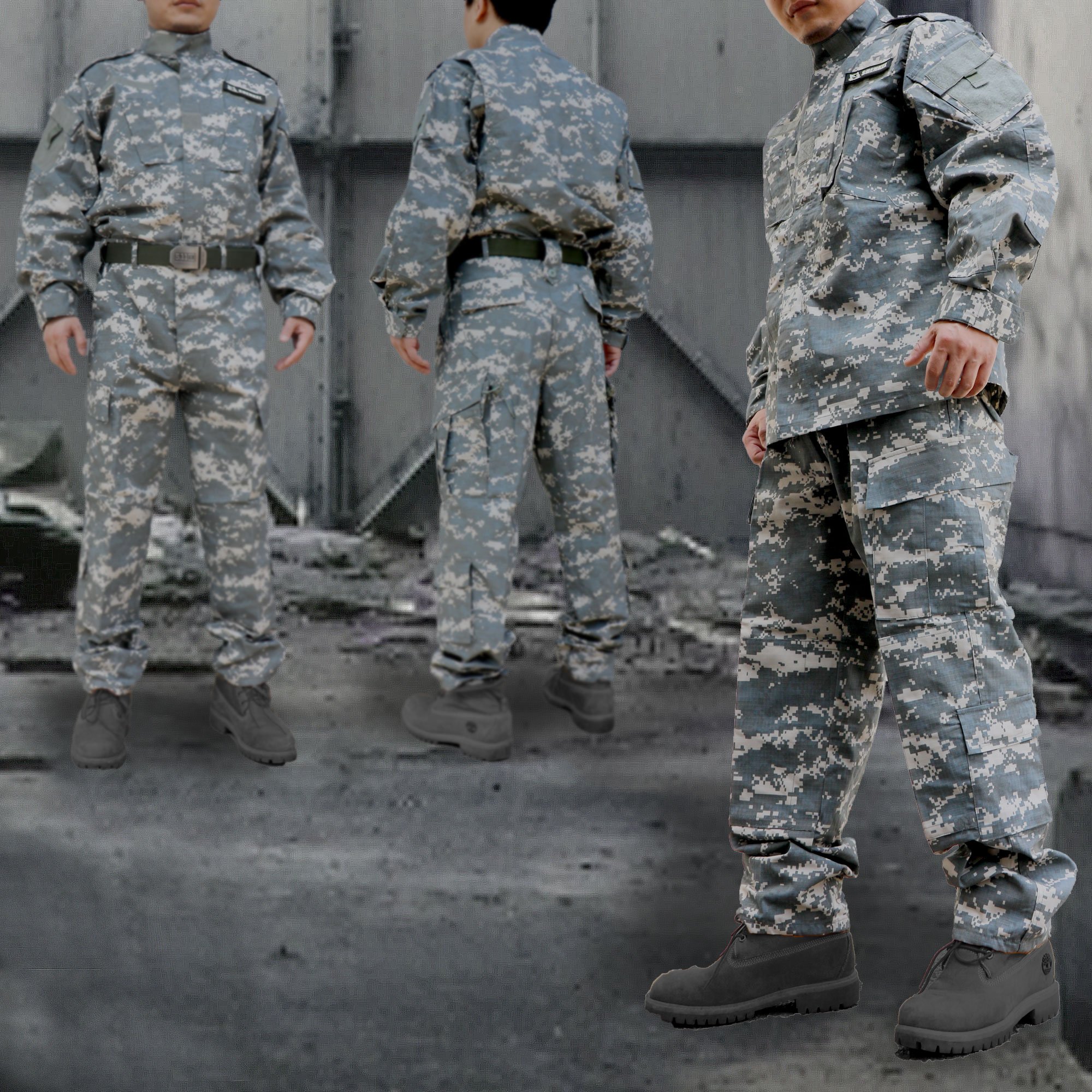 U.S.ARMY米軍 迷彩服 上下セット Lサイズ U.S.ARMY米軍迷彩服