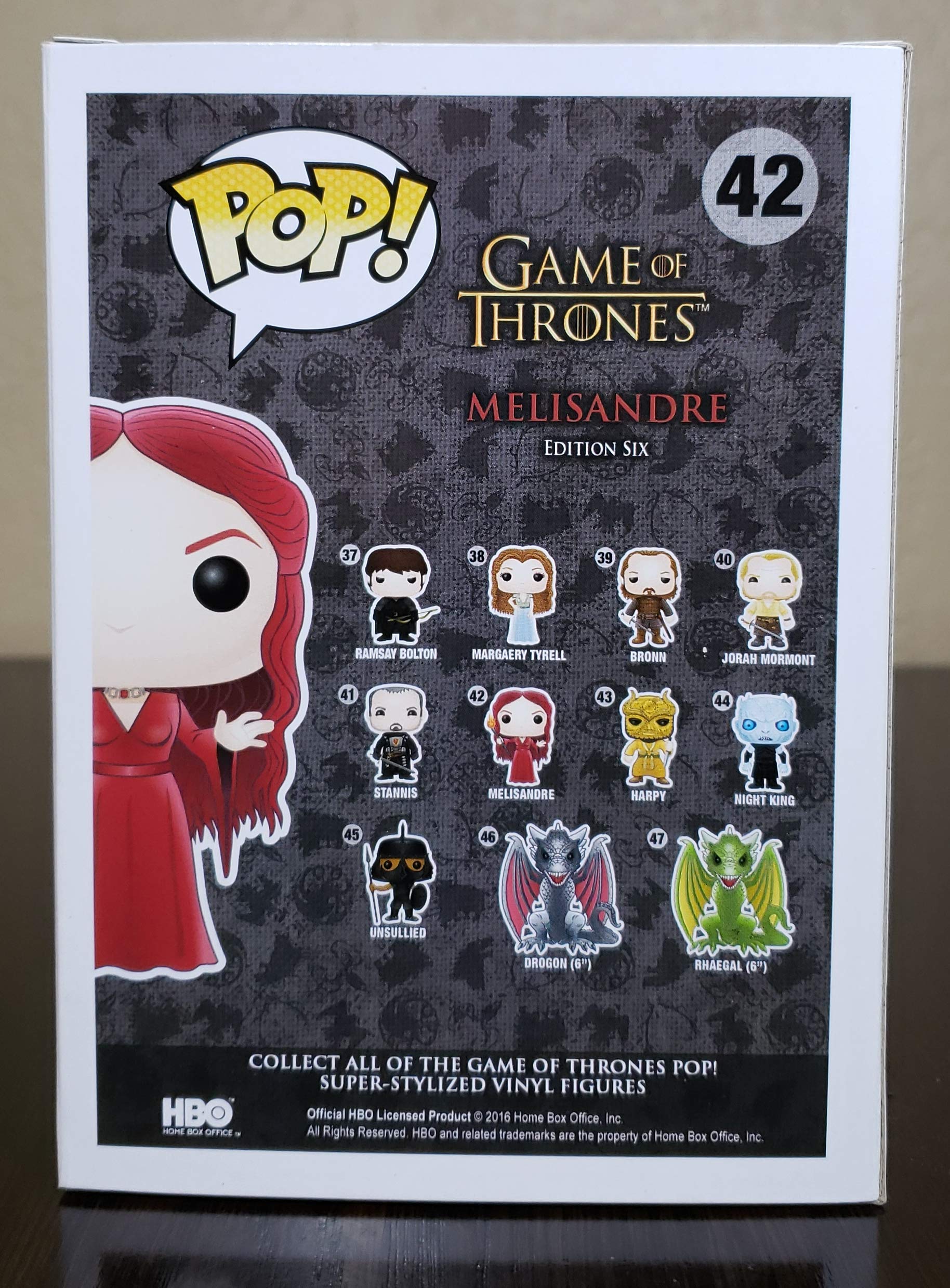 Amazon.com: FunKo Pop! Game of Thrones #42 Melisandre (Translucent