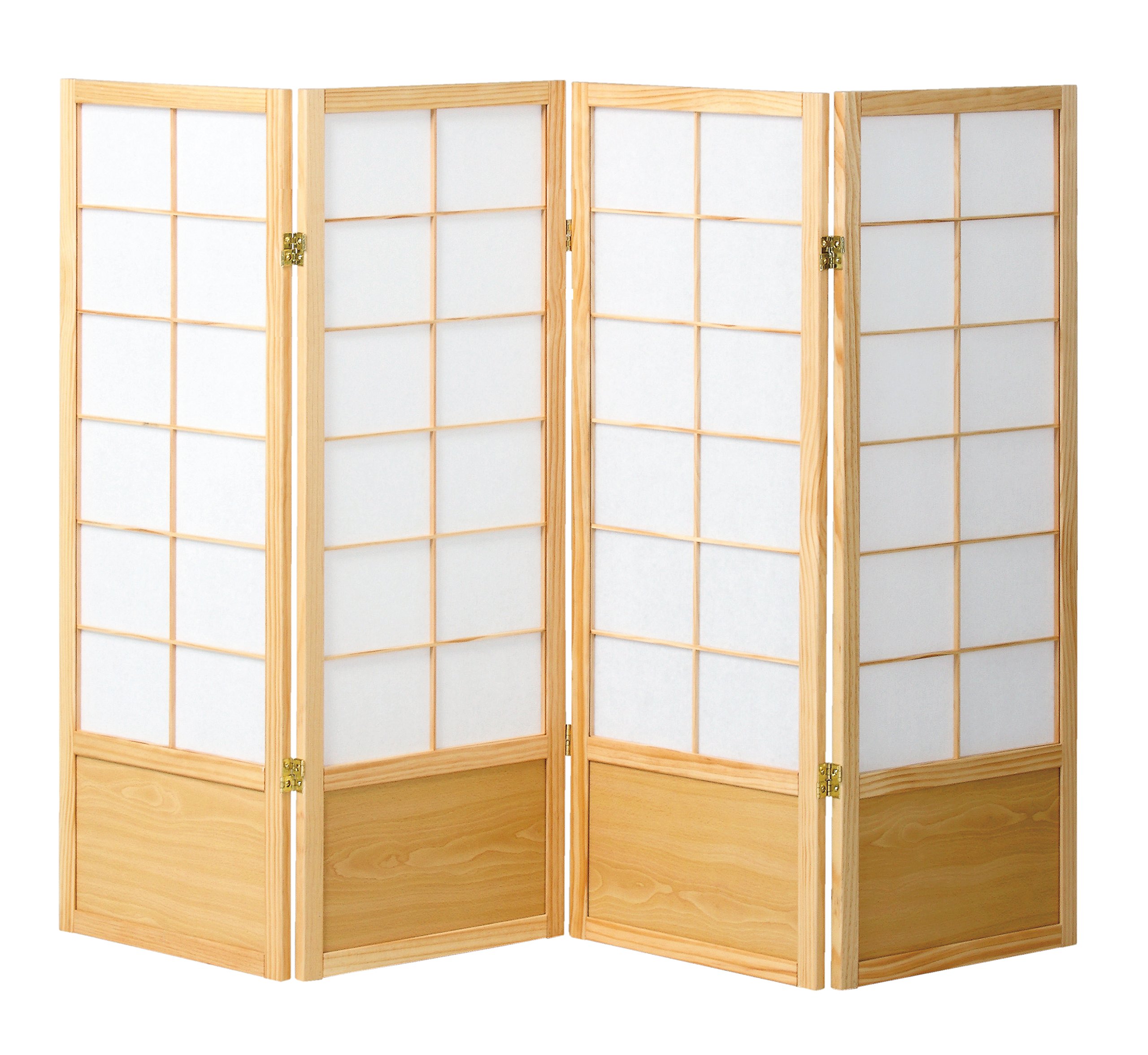 古いオシャレな衝立です。4つ折り 高さ120㌢4枚幅160㌢（40㌢/1枚）