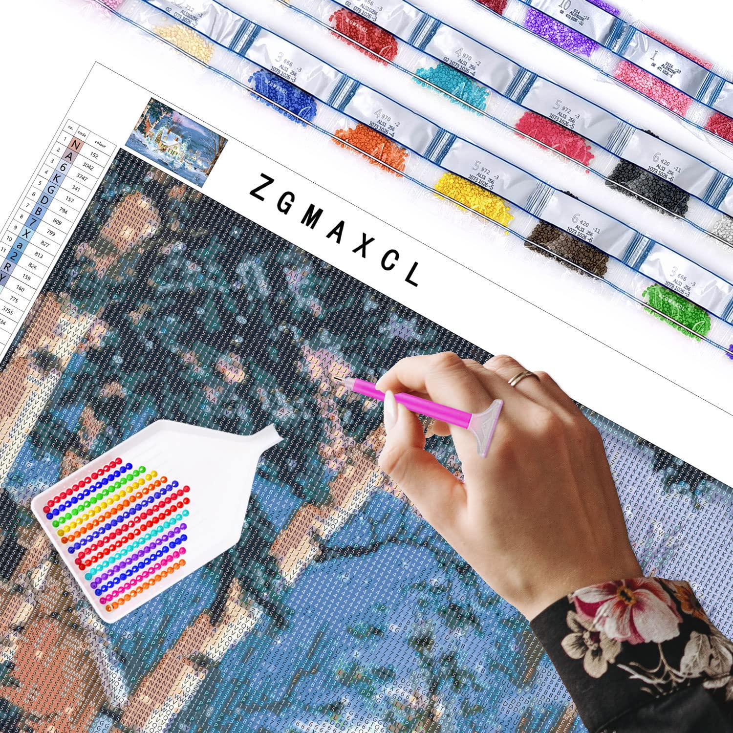 かっちゃん様 オーダー ダイヤモンドアート 10-5 かっちゃん様