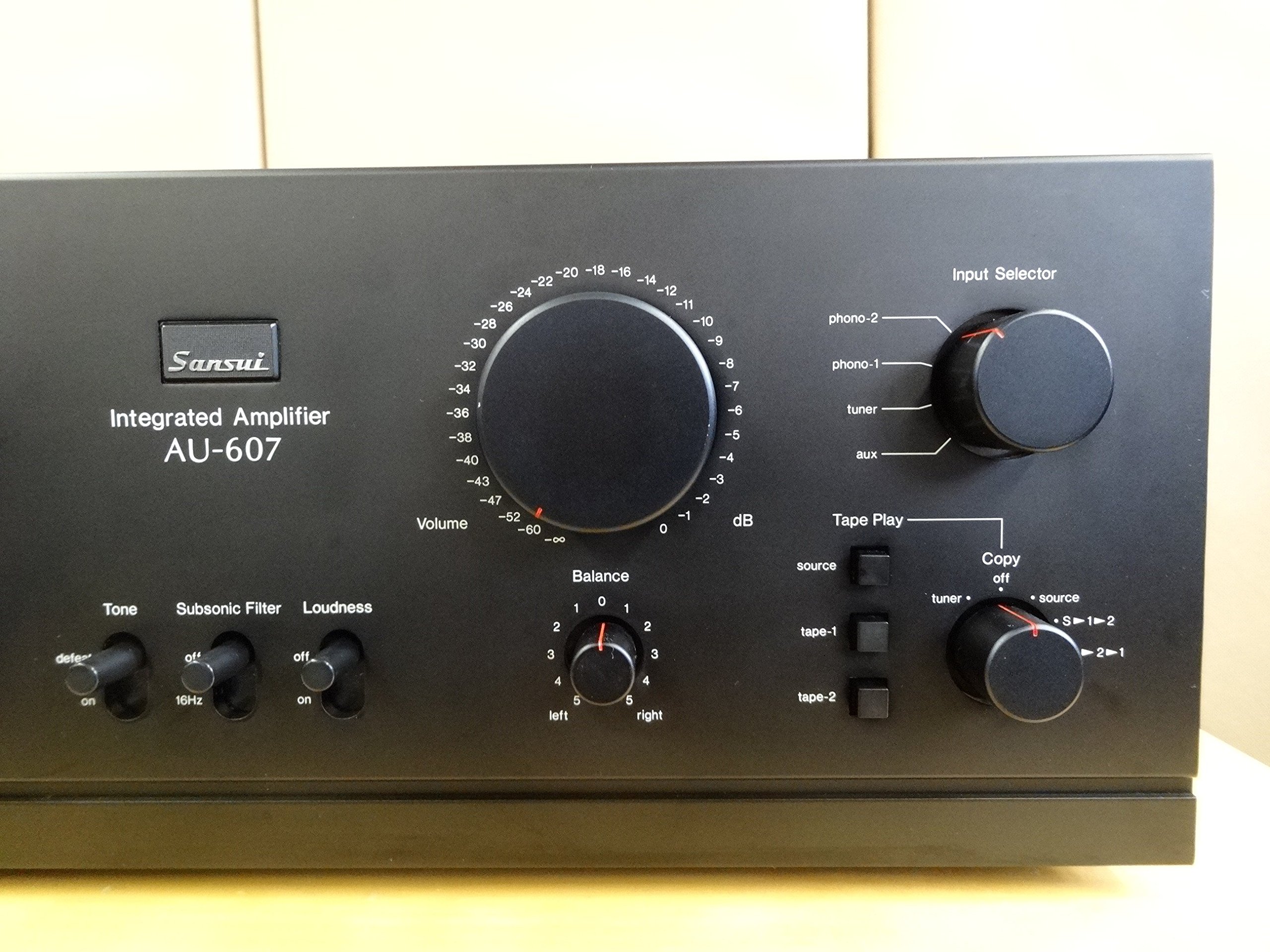 SANSUI AU-607DR インテグレーテッドアンプ SANSUI AU-607の仕様