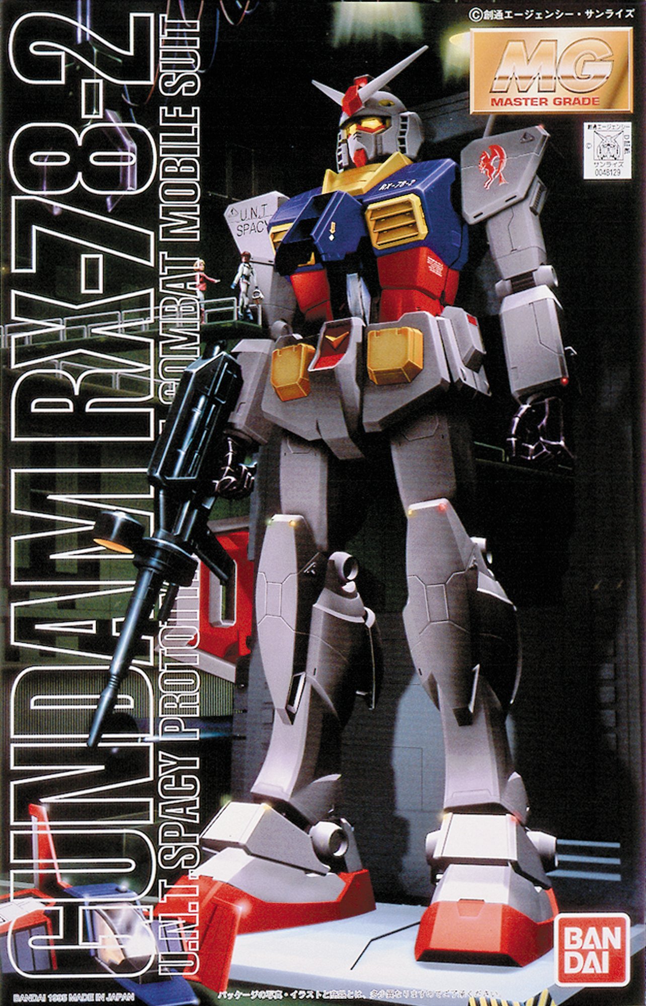 Amazon.com: RX-78-2 Gundam Mobile Suit Gundam, Bandai MG 1/100