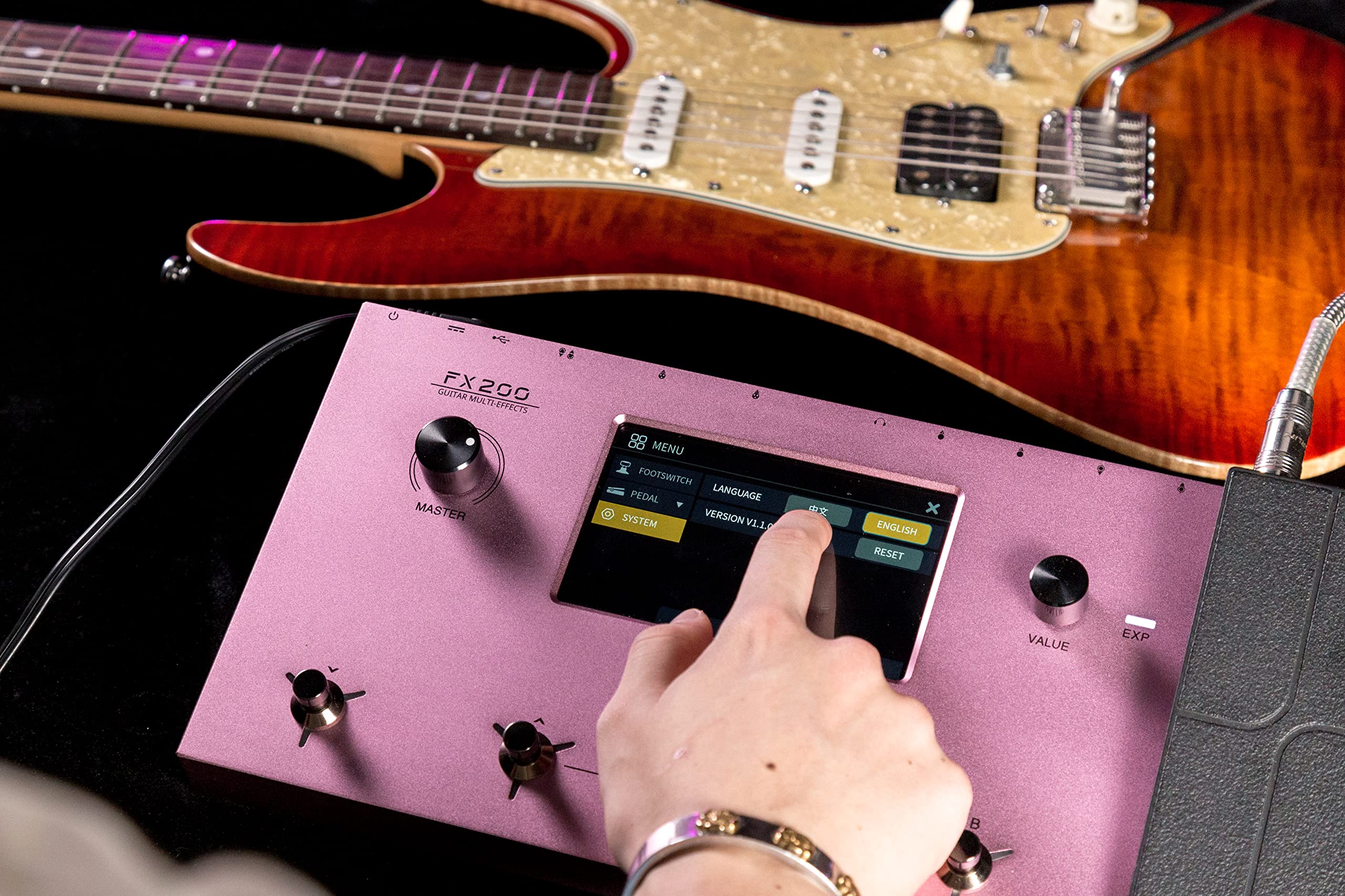 Amazon.co.jp: FLAMMA FX200 マルチ エフェクター ギター ペダル 5