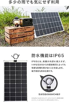 Amazon.co.jp: SmartTap 120W ソーラーパネル充電器 PowerArQ Solar