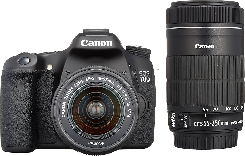 Canon EOS 70D ダブルレンズセット】 Wi-Fi搭載 安心保証あり Canon