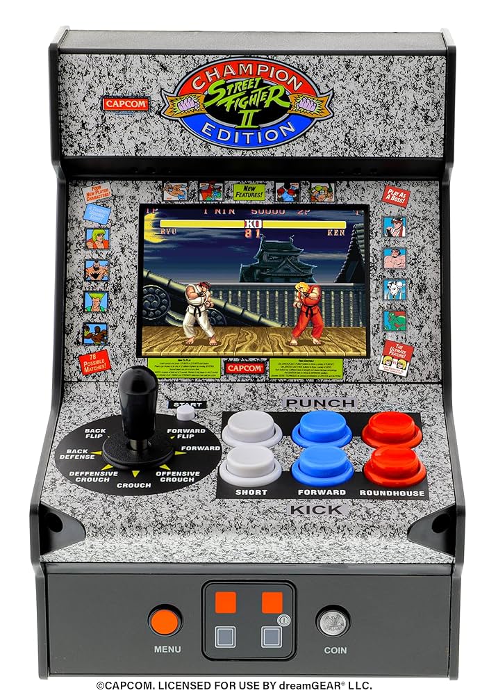 ストリートファイター2 筐体 メダル コインゲーム ラウンドアタック